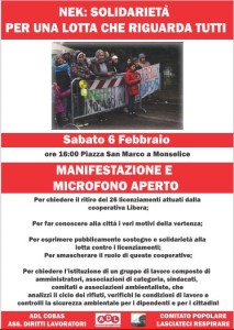 locandina manifestazione Nek 06-02-2016