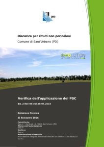 thumbnail of Relazione Tecnica II Semestre 2016 Discarica SU