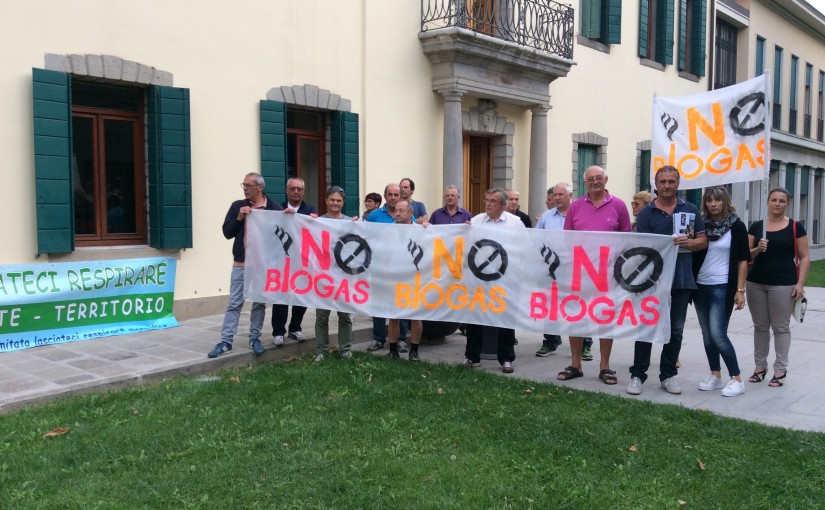 555 cittadini hanno sottoscritto la “diffida” contro l’impianto a Biogas di Agricola Berica